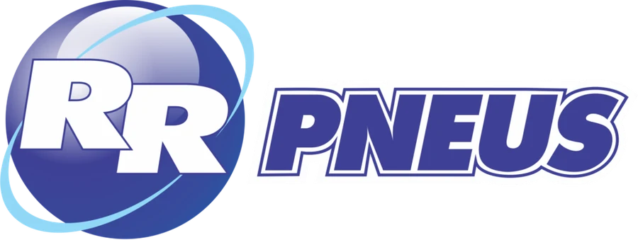 Logotipo RR Pneus, do Grupo RR