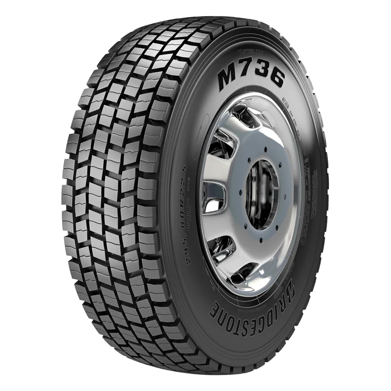 Pneu Bridgestone M736 295/80 R22.5 para eixo de tração rodoviário